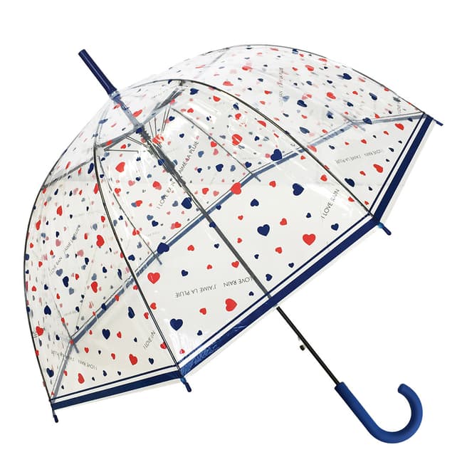 Smati Transparent / Multi Heart Birdcage Umbrella