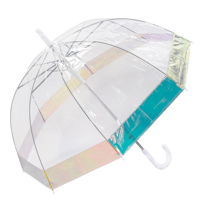 Susino Transparent / Iridescent Border Birdcage Umbrella