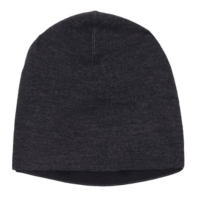 Winser London Charcoal Marl/Black Wool Blend Hat