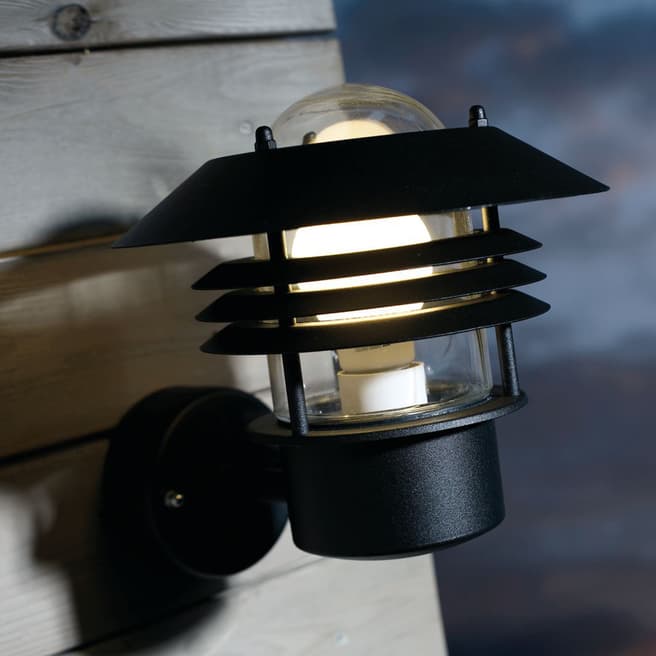 Nordlux Black Vejers Outdoor Wall Light