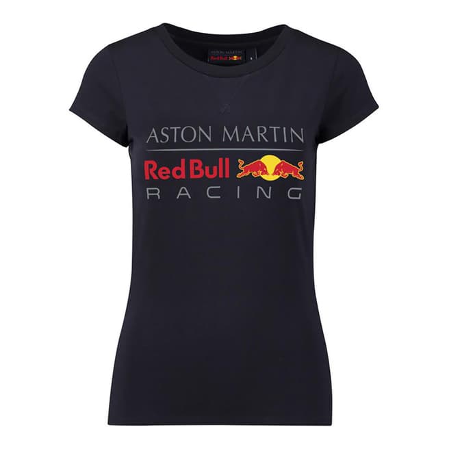 Red Bull Racing Women's Navy Large Logo T-Shirt