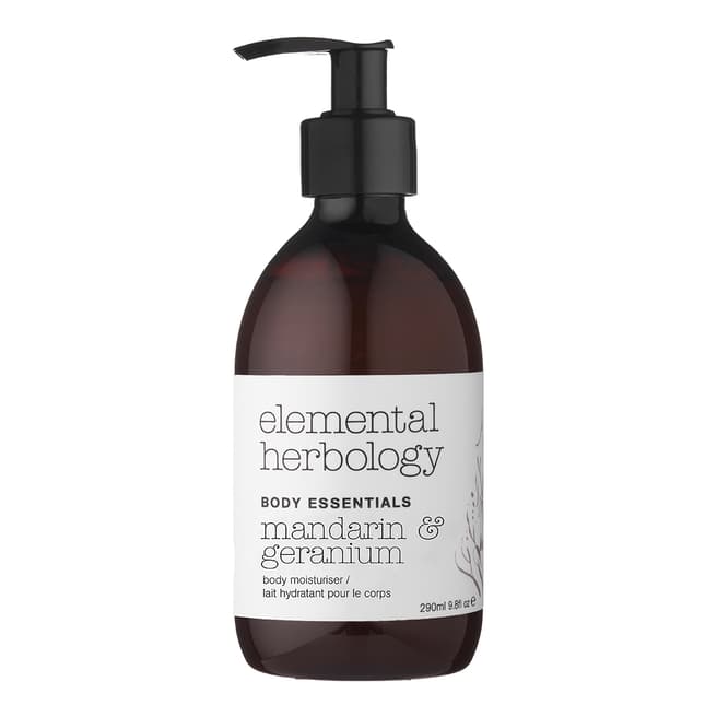 Elemental Herbology Mandarin & Geranium Body Cream 290ml