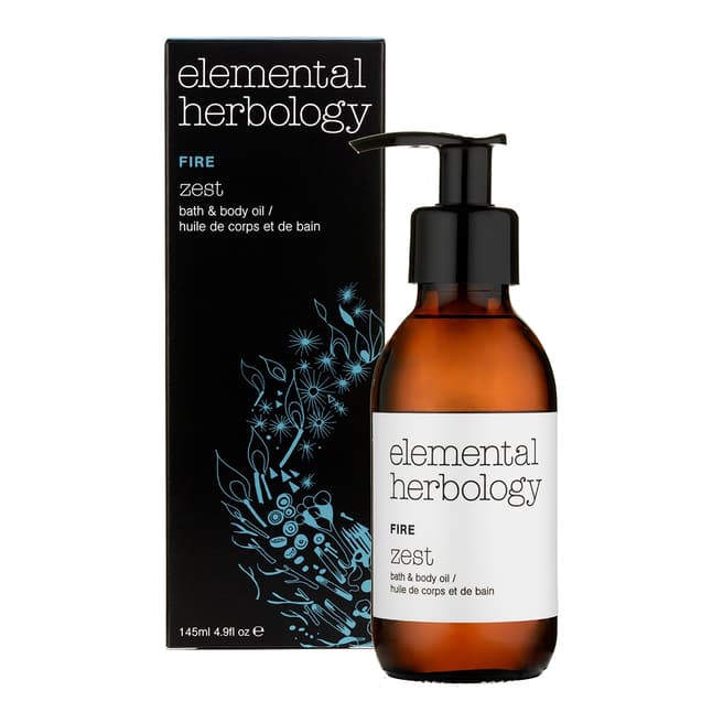 Elemental Herbology Fire Zest Bath and Body Oil 145ml