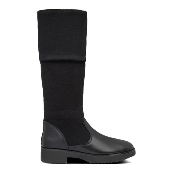 FitFlop Black Nisse Mixte Knee High Boots