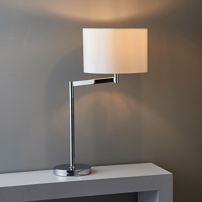 Endon Lighting Chrome Evelyn Table Lamp