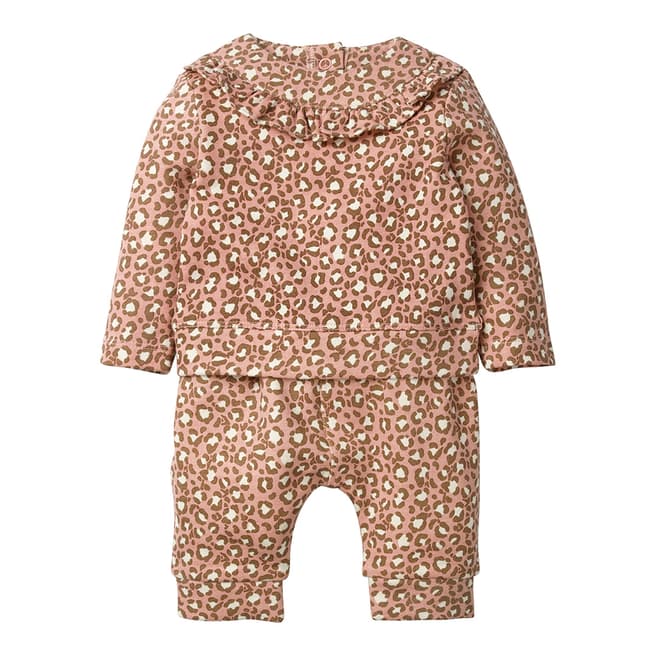 Boden Baby Chalky Pink Mini Leopard Cosy Jersey Set