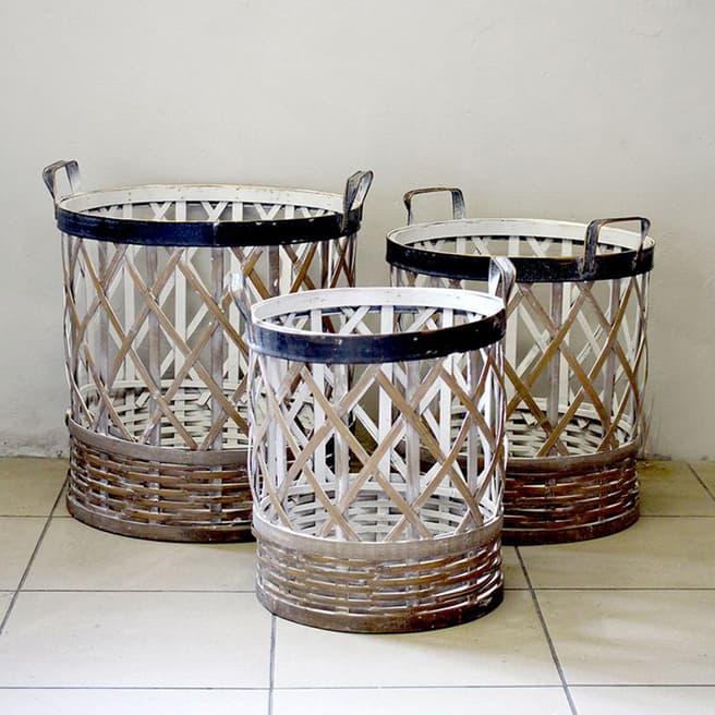 Biggie Best Set of 3 Storage Baskets