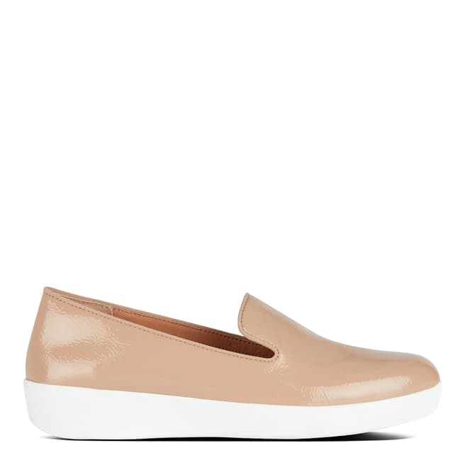 FitFlop Cream Patent Audrey Loafers