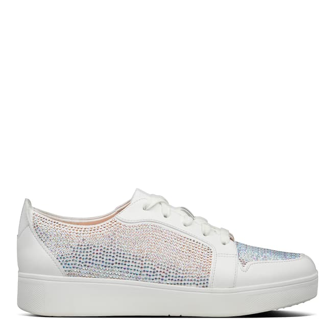 FitFlop White Collet Crystal Sneakers
