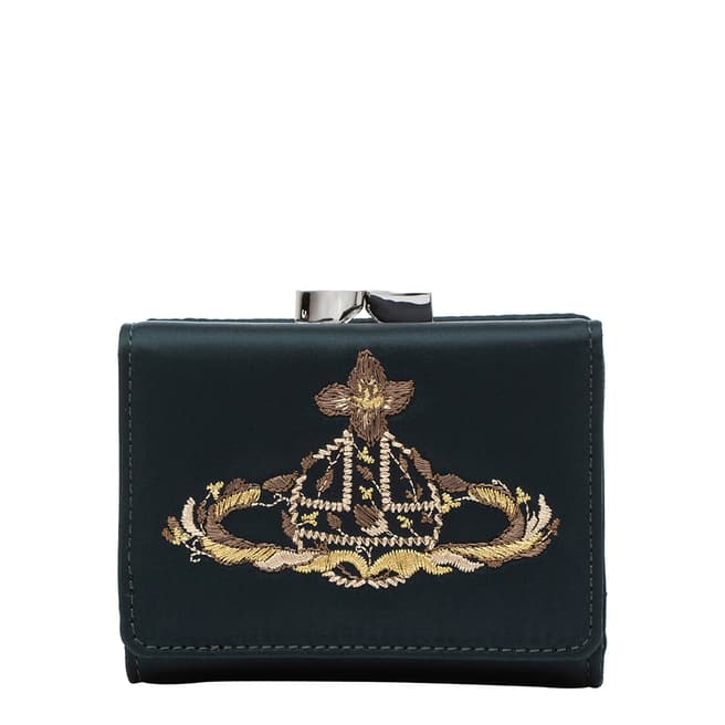 Vivienne Westwood Green Dolly Small Frame Wallet