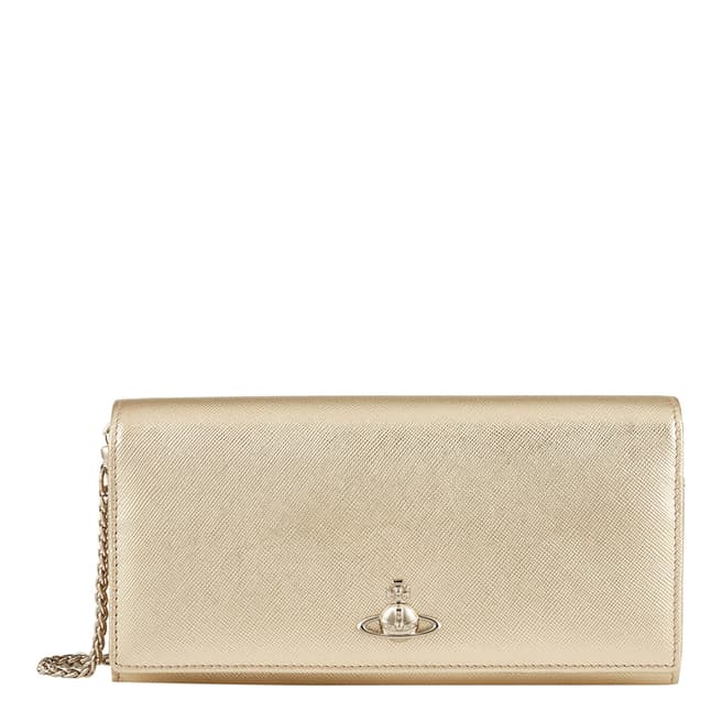 Vivienne Westwood Gold Pimlico Long Purse with Chain