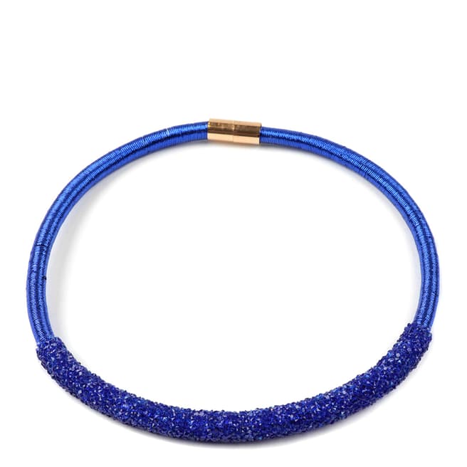 Amrita Singh Blue Crystal Dust Collar
