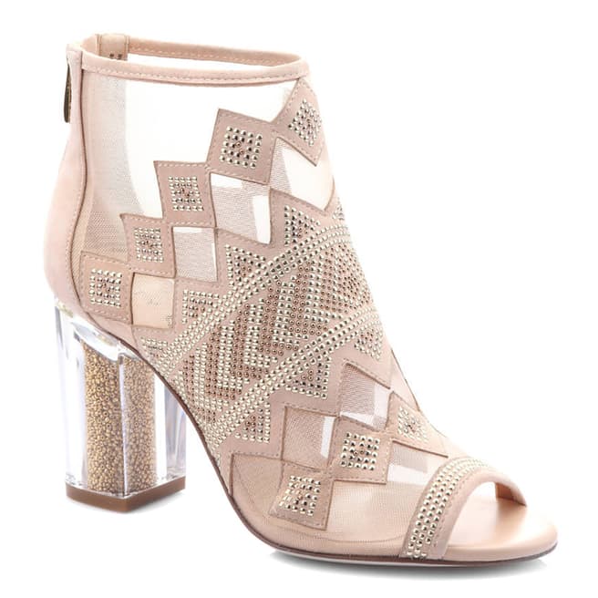 Katy Perry Nude Nakano Mesh Ankle Boot