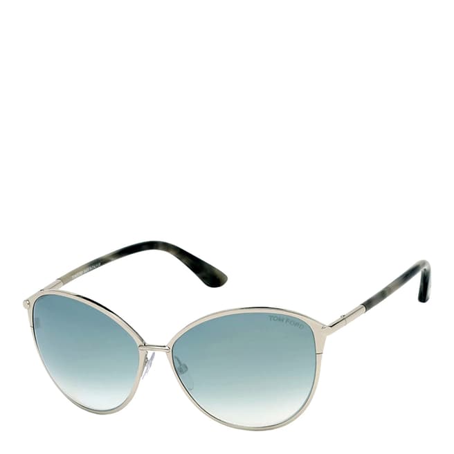 Tom Ford Women's Silver/Blue Tom Ford Sunglasses 59mm