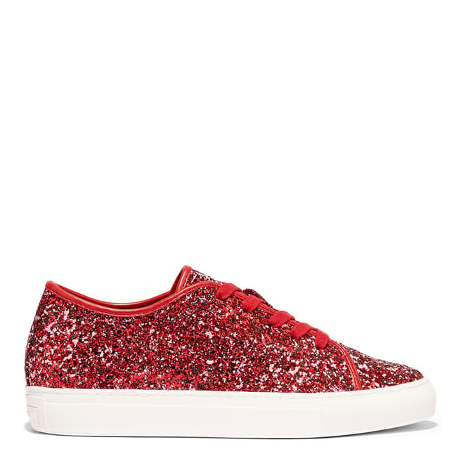 Katy Perry Red Glam Glitter Sneakers