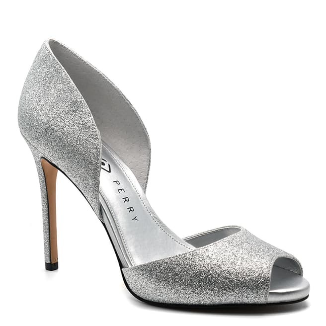Katy Perry Silver Smooth Glitter Sukie Sandals