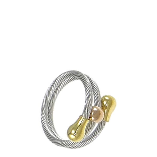 Liv Oliver Silver Plated Wrap Ring