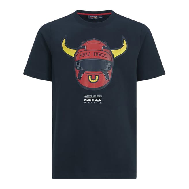 Red Bull Racing Navy Red Bull Helmet T-Shirt