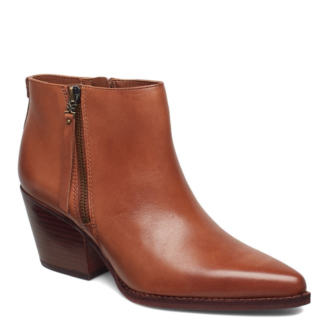 Sam Edelman Brown Leather Walden Ankle Boots
