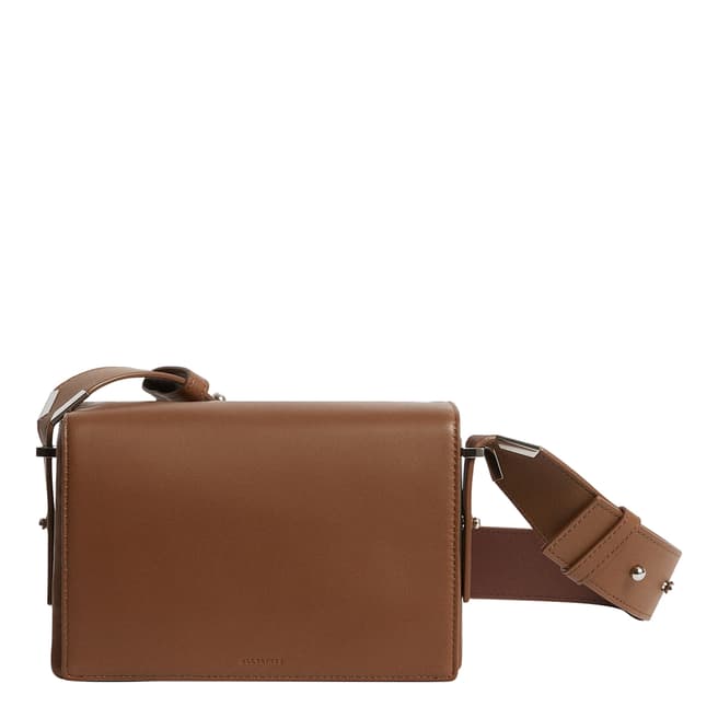 AllSaints Brown Versailles Shoulder Bag