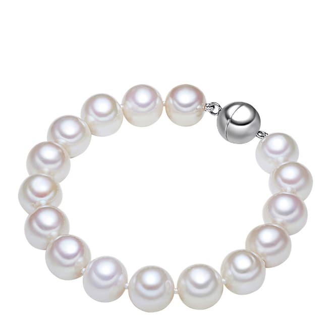 The Pacific Pearl Company Silver/White Pearl Bracelet