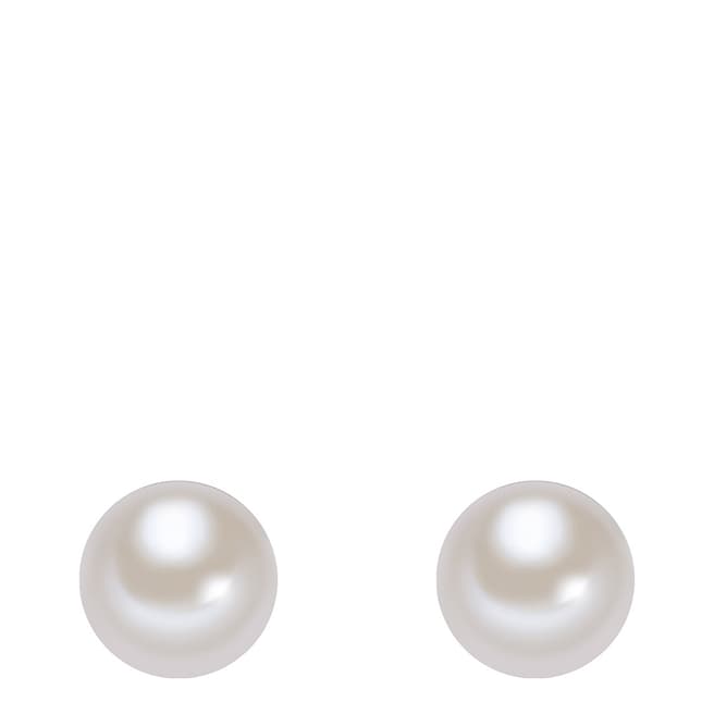 The Pacific Pearl Company Silver/White Pearl Earrings