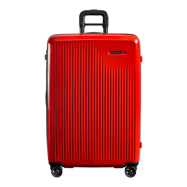 Briggs & Riley Fire Red Large Expandable Spinner