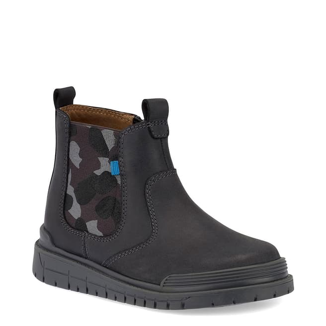 Start-Rite Dark Grey Boost Leather Boots