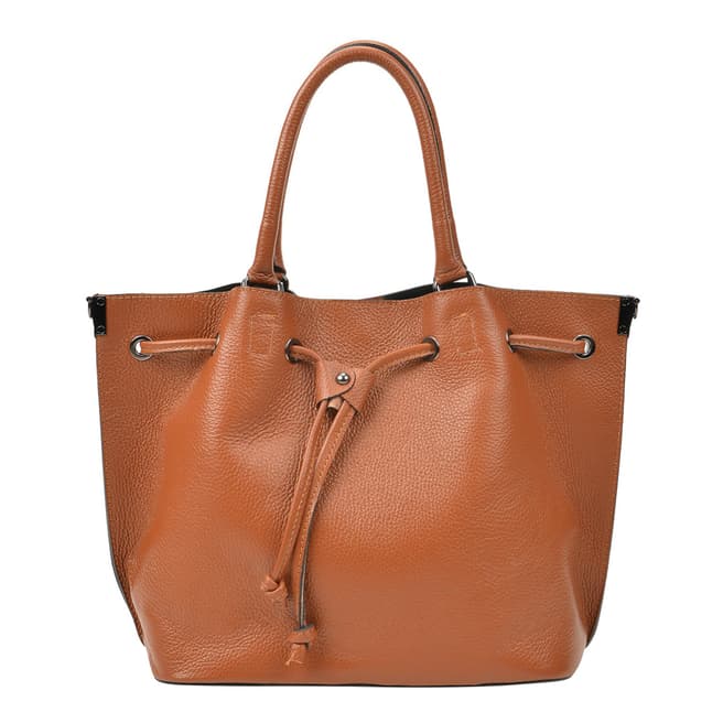 Renata Corsi Brown Leather Handbag