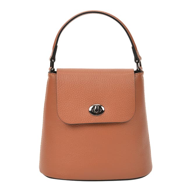 Renata Corsi Brown Leather Handbag