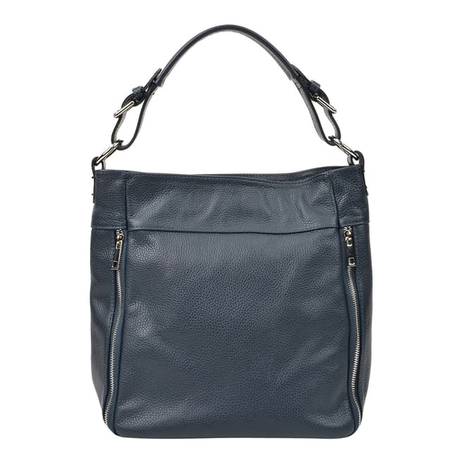 Renata Corsi Navy Leather Handbag