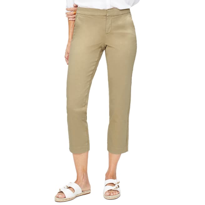 NYDJ Khaki Fitted Everyday Trousers