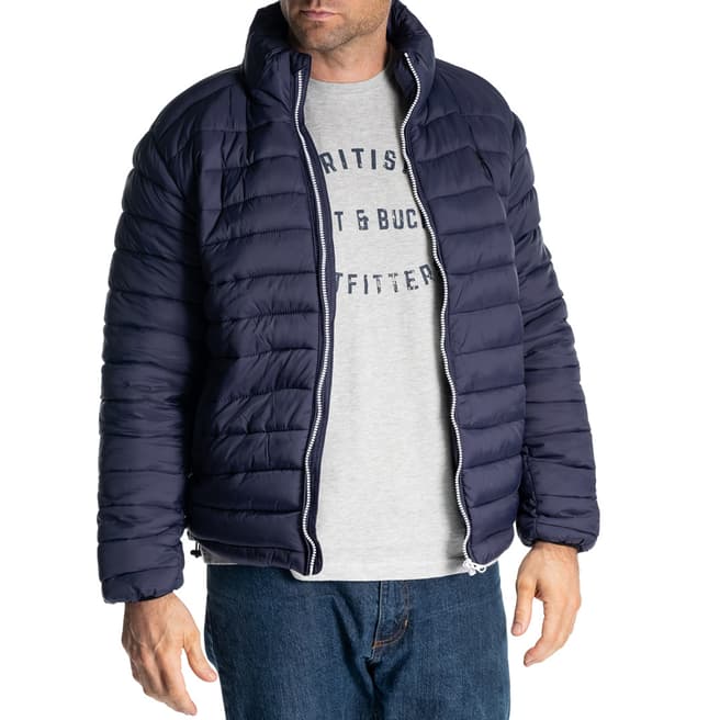 RUPERT & BUCKLEY Navy Aire Quilted Jacket
