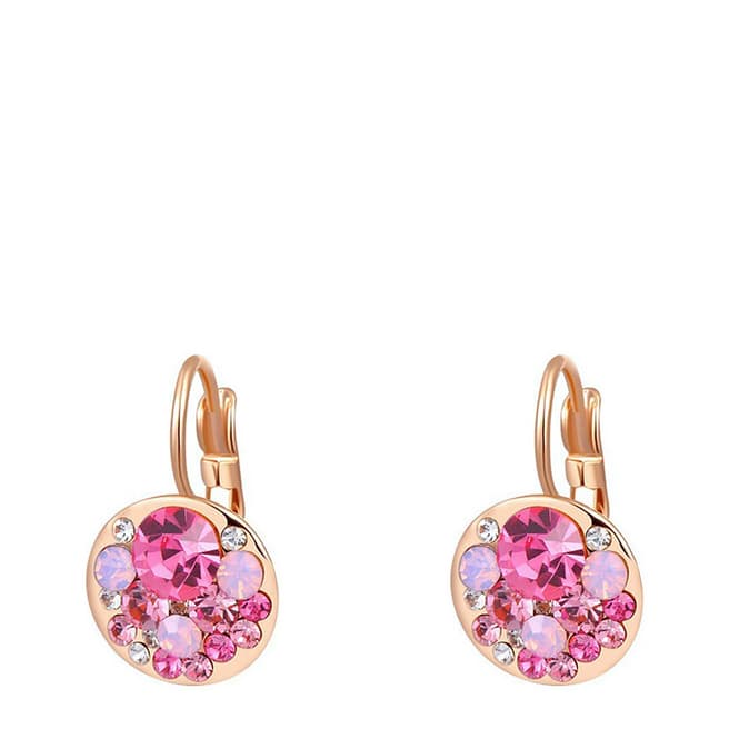 Ma Petite Amie Rose Gold Plated Clip Earrings