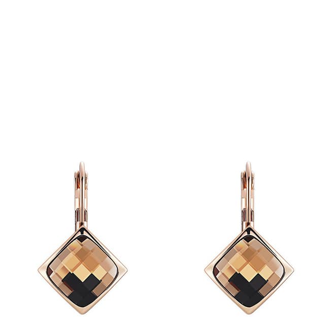 Ma Petite Amie Rose Gold Plated Citrine Earrings