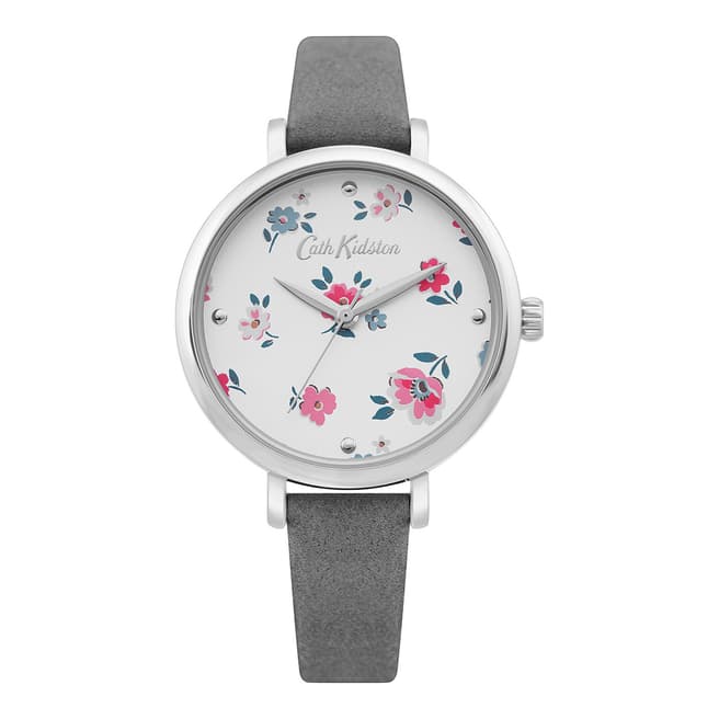 Cath Kidston Grey Brampton Ditsy Flower Watch