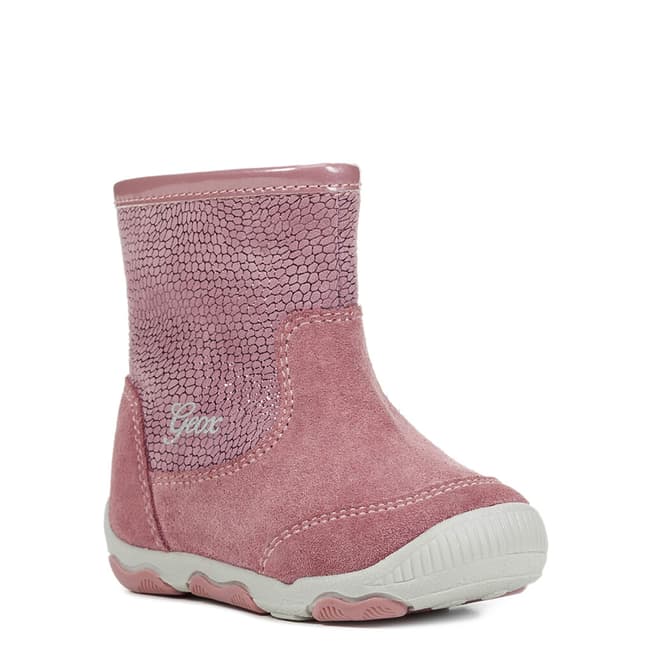 Geox Pink First Steps Boots 