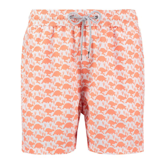 Love Brand & Co Orange The Hare & The Tortoise  Swim Short