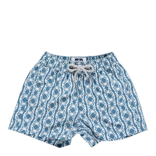 Love Brand & Co Blue Butterfly And Caterpillar Classic Swim Shorts