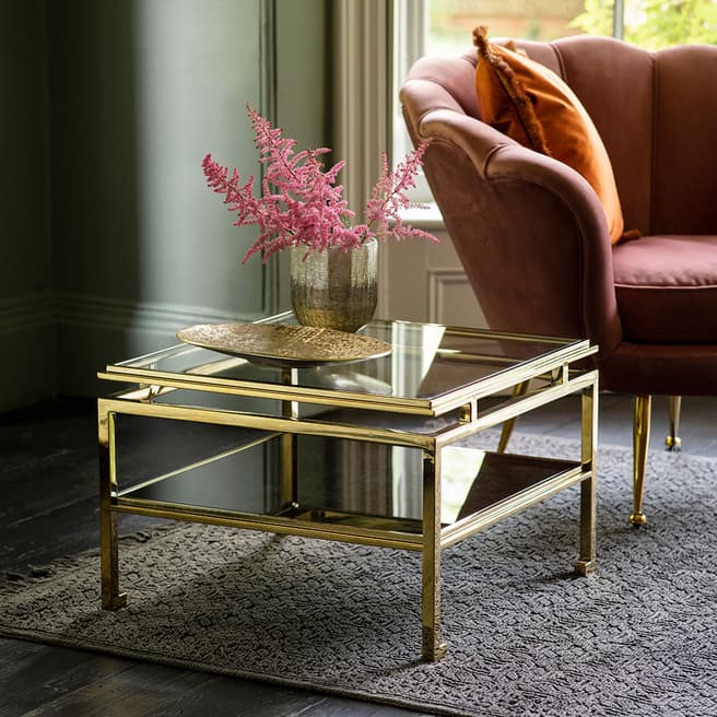 Gallery Living Catania Side Table Gold