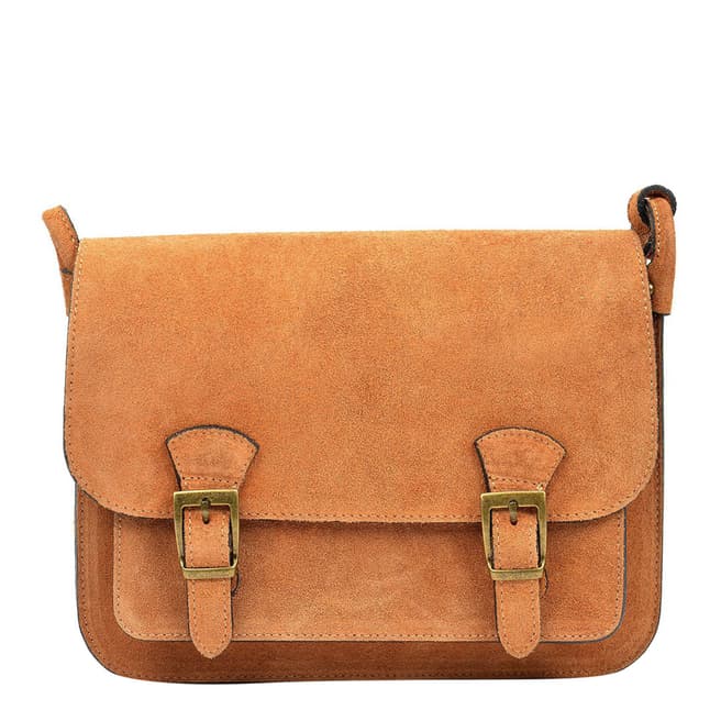 Renata Corsi Brown Leather Shoulder Bag