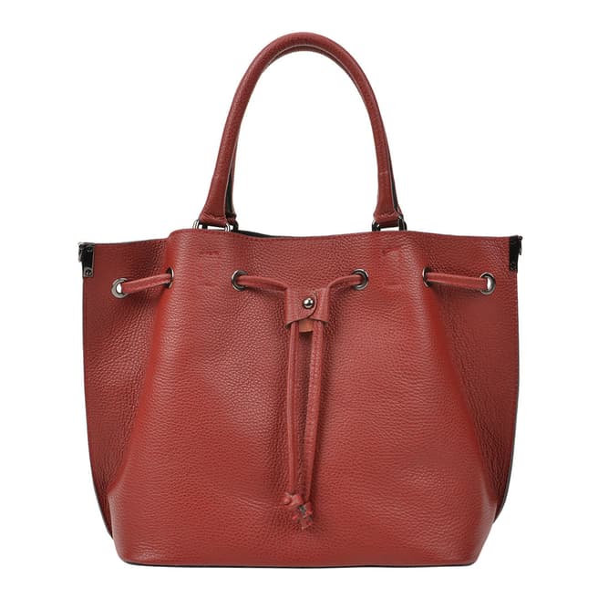 Renata Corsi Red Leather Handbag
