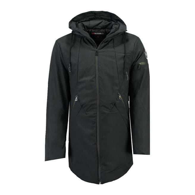 Geographical Norway Mens Black Bluetech Parka Jacket