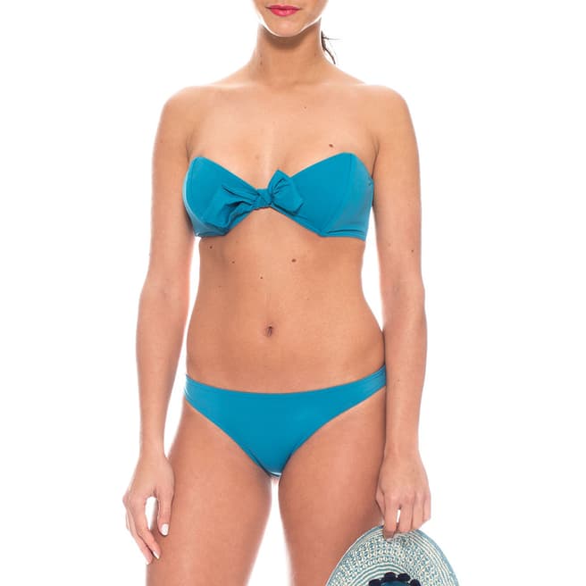 Tatiane De Freitas Mosaic Blue Alegria Bikini Set