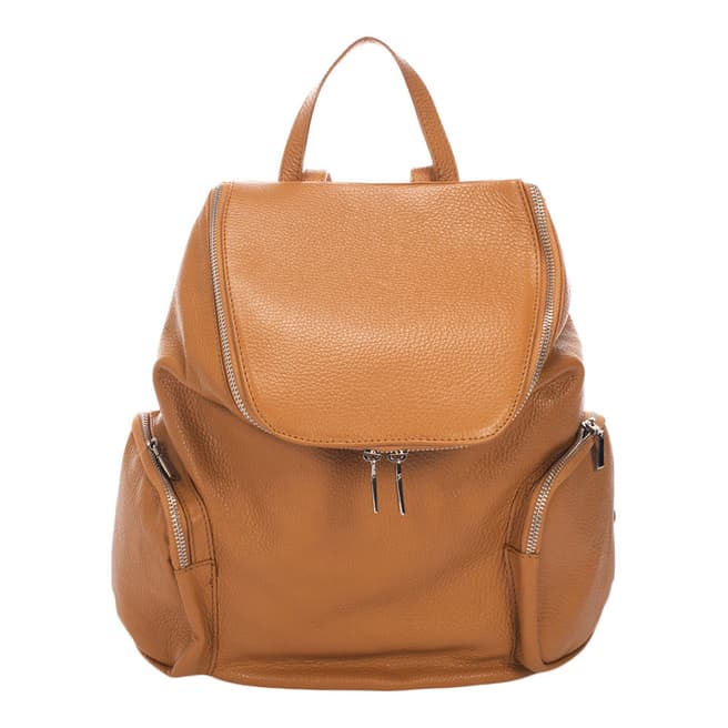 Lisa Minardi Brown Leather Backpack