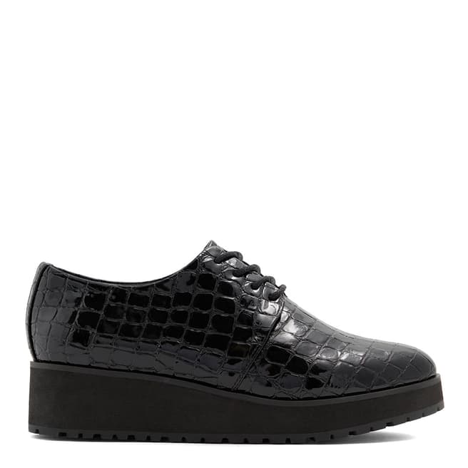 Aldo Black Embossed Croc Lovirede Shoes