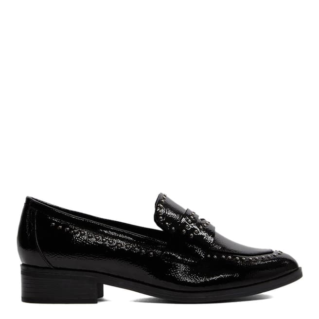 Aldo Black Agroania Patent Loafers 