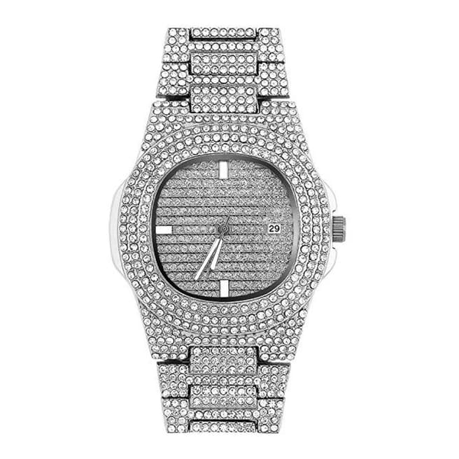 Stephen Oliver Silver  Cubic Zirconia Watch