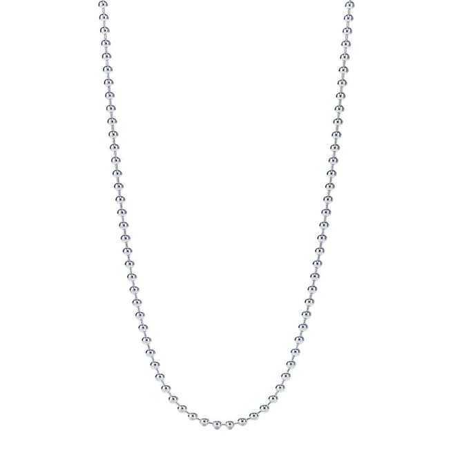 Stephen Oliver Silver Plated Ball Bead Necklace