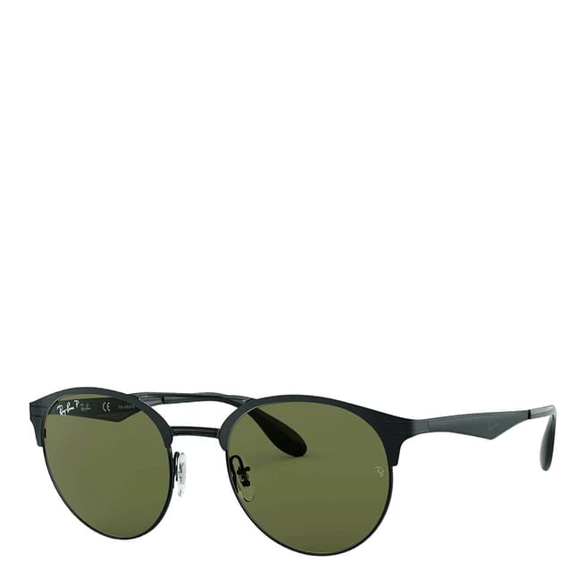 Ray-Ban Unisex Black/Green Sunglasses 51mm